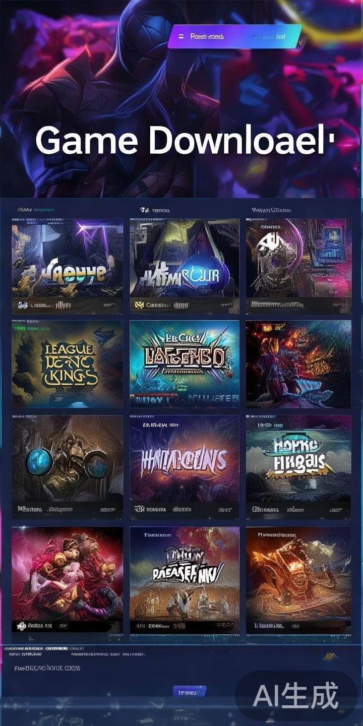 登录后，在网站首页找到【游戏下载】或【游戏中心】标